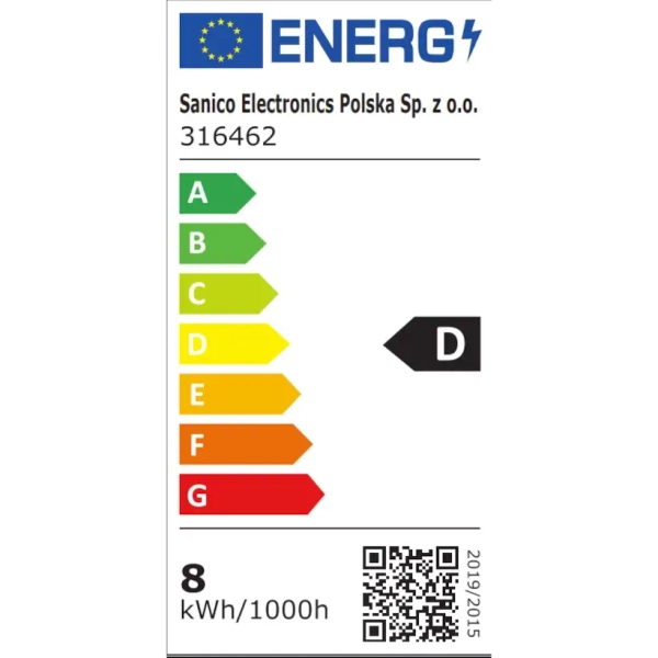 Żarówka LED okrągła 316462 7,5W 4000K E27 bańka filamentowa