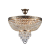 Pałacowa LAMPA plafon PALACE DIA890-CL-05-G Maytoni sufitowa OPRAWA kryształowa plafoniera ampla glamour mosiądz