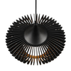 Wisząca lampa drewniana COLINO 315900132 nad stół czarny