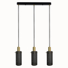 Lampa glamour wisząca Tirana LP-945/3L BK Light Prestige do salonu czarna