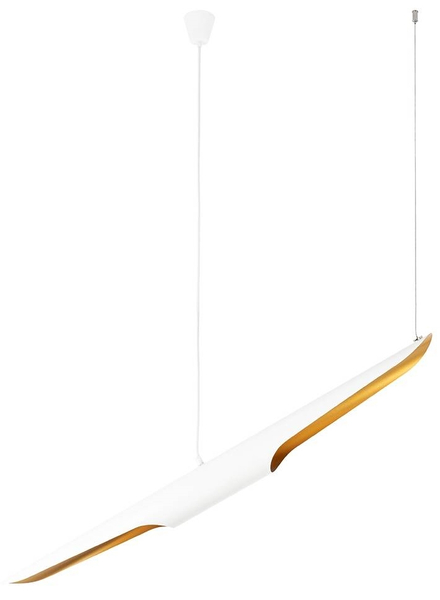 Lampa wisząca Conteo MSE010100351 do salonu biała złota