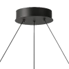Ringowa lampa wisząca Moon LWS-MOON LED 3000K księżyc czarny