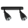 Sufitowa lampa listwa Campana LP-3103/2WS BK na podsufitce czarny