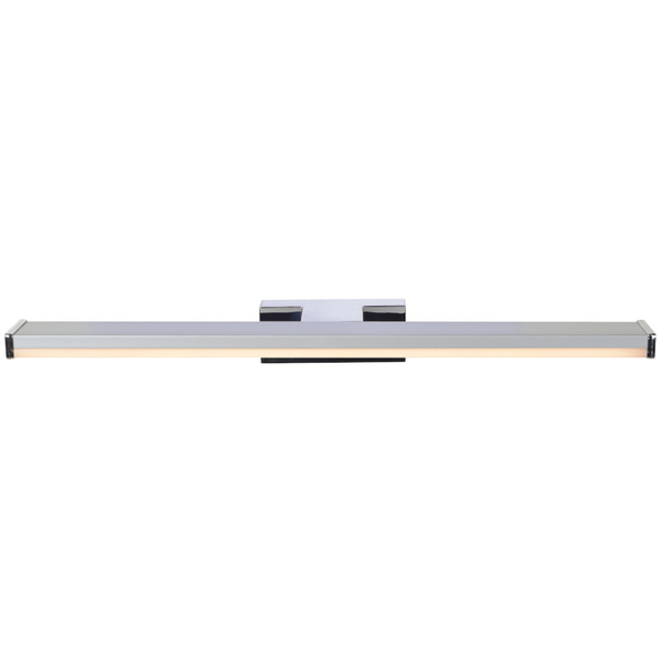 Kinkiet LAMPA ścienna ONNO 79297/08/12 Lucide łazienkowa OPRAWA prostokątna LED 8W 3000K metalowa IP44 satyna chrom biała
