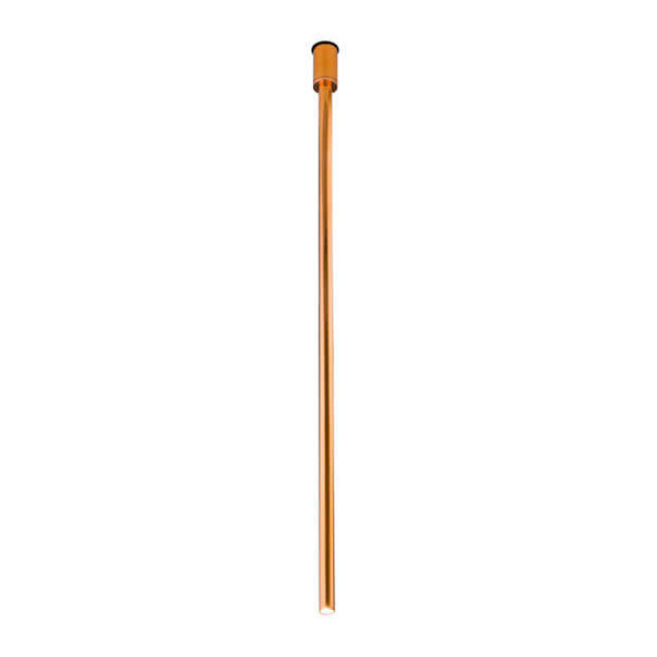 Sufitowa lampa sypialniana ALHA 9140 Dohar podłużna miedziana