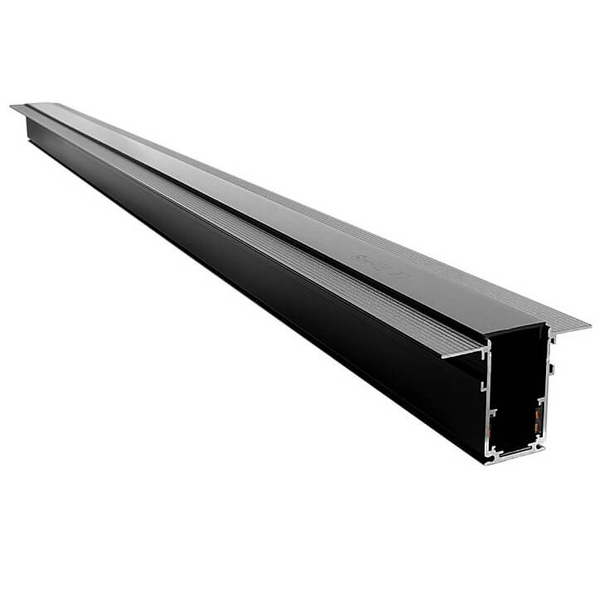 Magnetyczna szyna podtynkowa 300 cm 1393 metalowa czarna