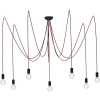LAMPA wisząca SPIDER 6785 Nowodvorski industrialna OPRAWKA zwis kable przewody pająk czarny
