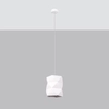Ceramiczna lampa wisząca Gobi SL.1250 Sollux nad stół biała