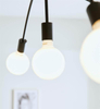 Metalowa lampa sufitowa Cygnus do holu czarna industrial
