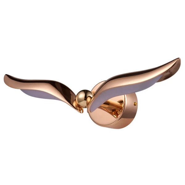 Ścienna lampa ptak GUFO ST-DL8503 LED 6W 3000K różowa złota