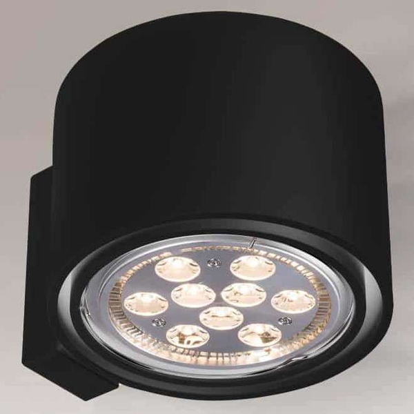 LAMPA ścienna MIKI 4433 Shilo metalowa OPRAWA regulowana KINKIET tuba czarna