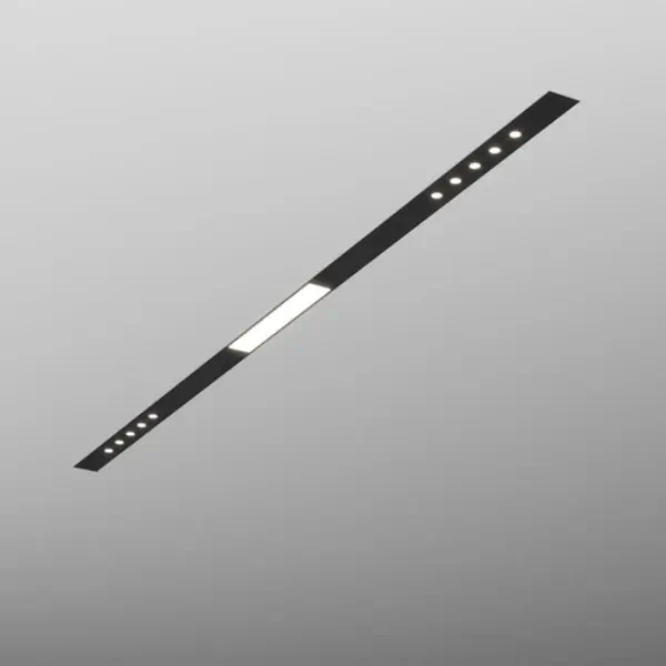 Liniowa lampa sufitowa MIXLINE LED 16W 3000K czarna listwa podłużna do gabinetu 30225-M930-W3-00-12
