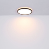 Łazienkowa LAMPA sufitowa SAPANA 41562-18B Globo minimalistyczna LED 18W 3000K okrągły plafon IP44 czarny
