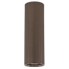 Sufitowa lampa do salonu Tune 11028 ryflowana tubka brązowy