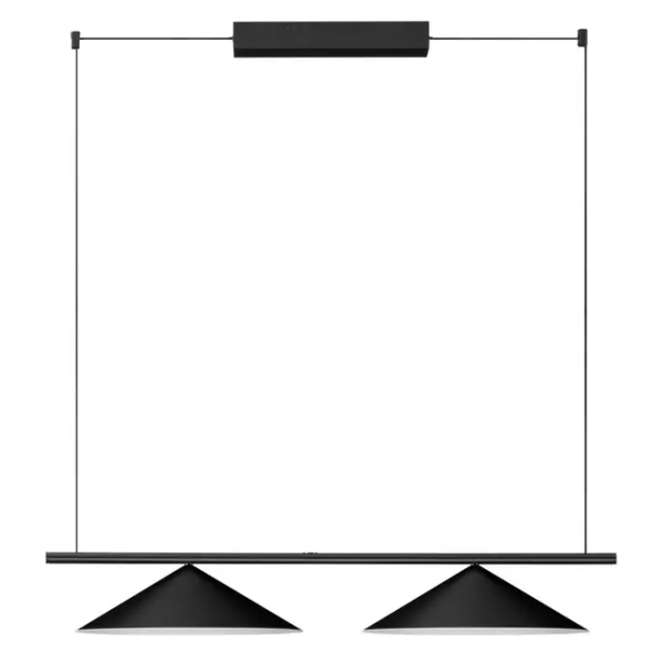 Wisząca lampa stożek ZOLBINO LE45423 LED 24W 3000K czarny