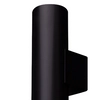 Minimalistyczna lampa ścienna KAVOS czarna tuba kinkiet do holu