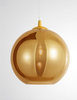 LAMPA wisząca CASTRO LE41958 Luces Exclusivas skandynawska OPRAWA szklany ZWIS kula ball złota
