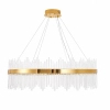 Lampa wisząca kryształowa HESTIA złota ST-4999-100 1xLED 60W 3000K nad stół