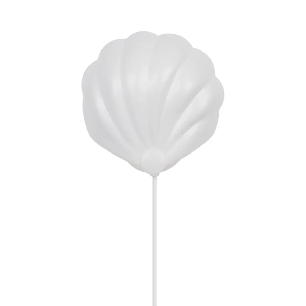Ścienny kinkiet muszelka Konchi 2312901001 do sypialni biały