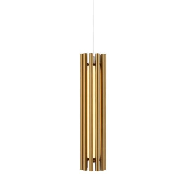 Lampa salonowa wisząca Sonata MOD410PL-L12BS3K LED 12W mosiądz