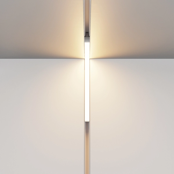 Lampa magnetyczna szynowa narożna Basis TR102-24W3K-W LED 24W 3000K gabinetowa biała