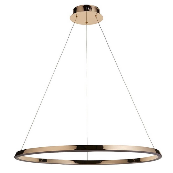 Metalowa lampa wisząca Staten 110958 LED 43,5W 3000K pierścień złoty