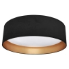 Okrągła lampa sufitowa RONDO BLACK ML7070 LED 18W 4000K czarna złota