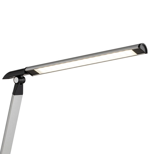 Stojąca LAMPA biurkowa CHIC 8357 Nowodvorski metalowa LAMPKA stołowa LED 7,5 W 4000K czarna srebrna