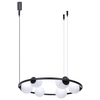 Wisząca lampa kuchenna ORBIT 5007 Zumaline balls biała czarna