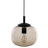 Sypialniana lampa wisząca VIBE 5826 kulista czarny bursztynowy