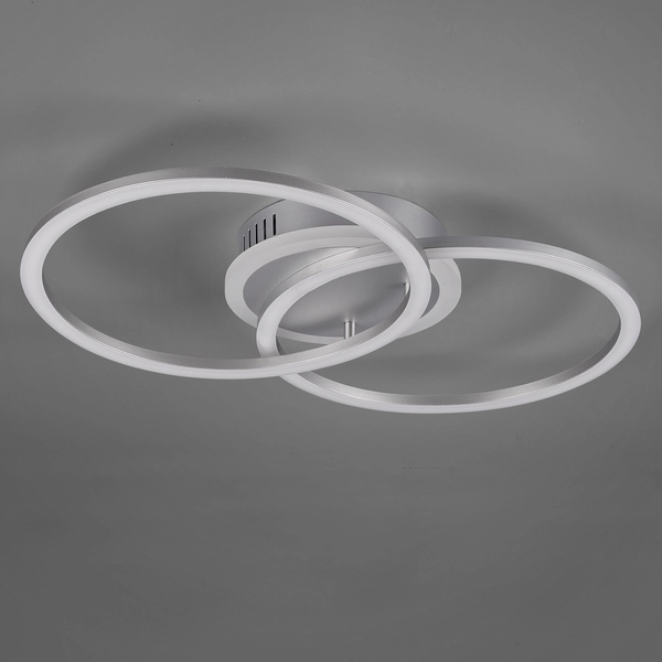 Ledowa lampa sypialniana Venida nad łóżko LED 25W 3000K srebrna