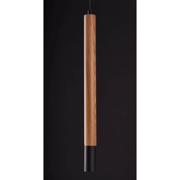 Pojedyncza lampa wisząca Izolda AZ3339 Azzardo LED 5W 3100K drewno czarna
