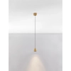 Stożkowa lampa wisząca GRONVILO LE45438 LED 5W 3000K nad stół złota