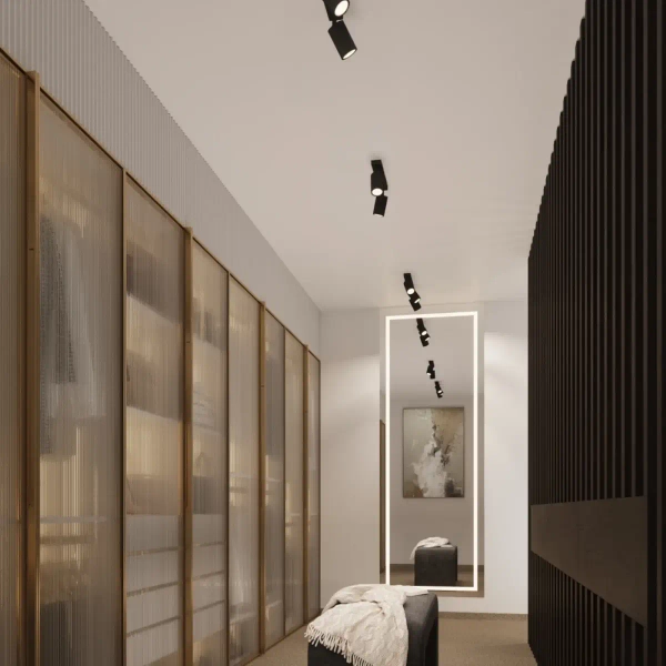 Sufitowa lampa do salonu KARBON SL.1582 z regulacją biała