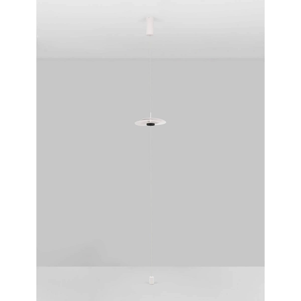 Sufitowo-podłogowa lampa okrągła YACUIBA LE44737 LED 16W 3000K biała