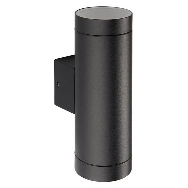 Łazienkowa lampa ścienna góra-dół Palin XL 98438 tuba metalowa IP44 czarna