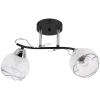Klasyczna lampa sufitowa 2982/2 BL 8C do holu czarna chrom