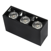 Liniowa lampa sufitowa 1057 Domeno LED 9W 3000K oczka spoty czarna
