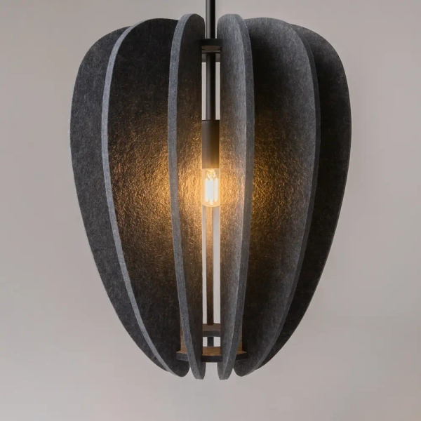 Jadalniana lampa wisząca Cambio MOD398PL-01GR nad wyspę czarna