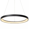 Wisząca lampa salonowa Vidal ring LED 48W 2700K czarny nad stół