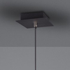 Wisząca tuba czarna VANTOS DL132312400 punktowa lampa zwis do biura