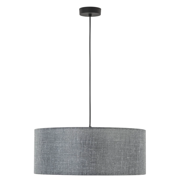 Lampa zwisowa do gabinetu Earth 4654 round walec okrąg grafitowa
