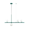 Kulista lampa wisząca MODERNO DN1506 green szmaragdowa 4xG9 kule