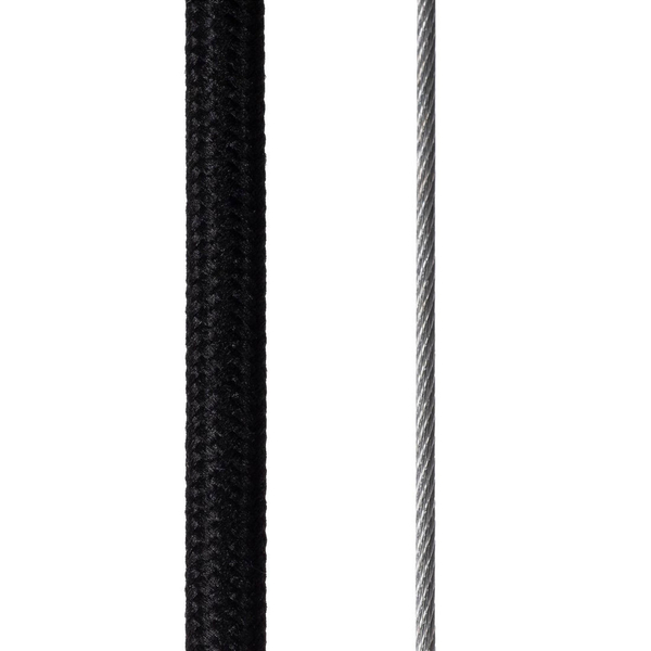LAMPA wisząca CALIXT 05433/02/30 Lucide metalowa OPRAWA industrialny zwis czarny
