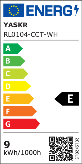 Sufitowe oczko wpuszczane Cirro RL0104-CCT-WH Yaskr LED 9W 3000-4000K białe