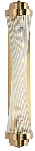 Ścienna lampa Column MSE010100361 szklana glamour złota
