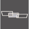 Kwadratowa lampa sufitowa IVEN 14003-55 LED 23W 3000K biały srebrny OUTLET