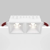 Prostokątna lampa sufitowa Alfa DL043-02-15W4K-D-SQ-W LED 30W 4000K biały