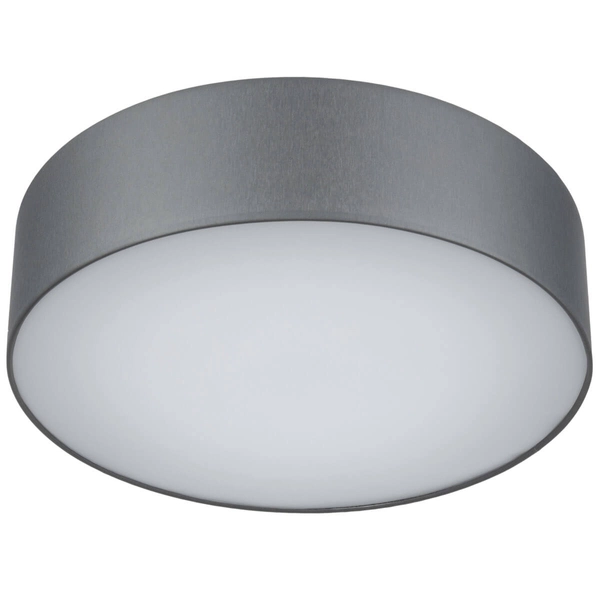 Okrągła lampa nasufitowa Rondo 4239 do kuchni round metalowa szara
