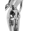 Stojąca lampa do salonu CYBER WOMAN MSE1501100513 LED 4W srebrna